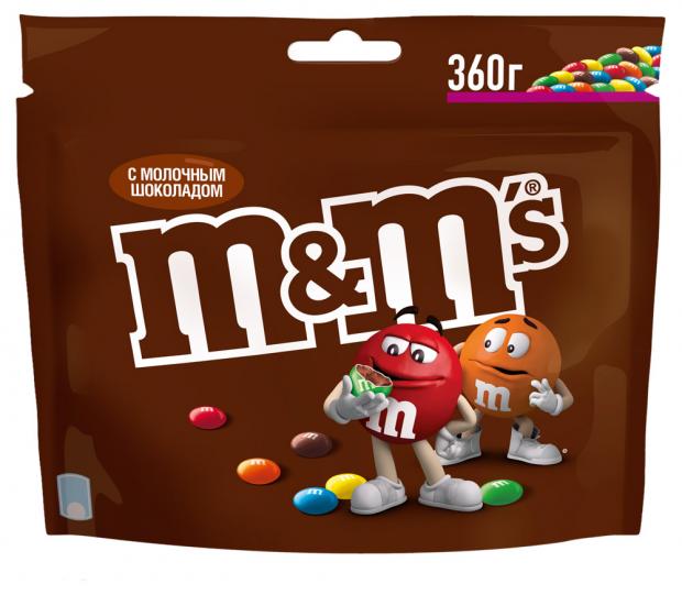 Драже M&M's с шоколадом, 360 г
