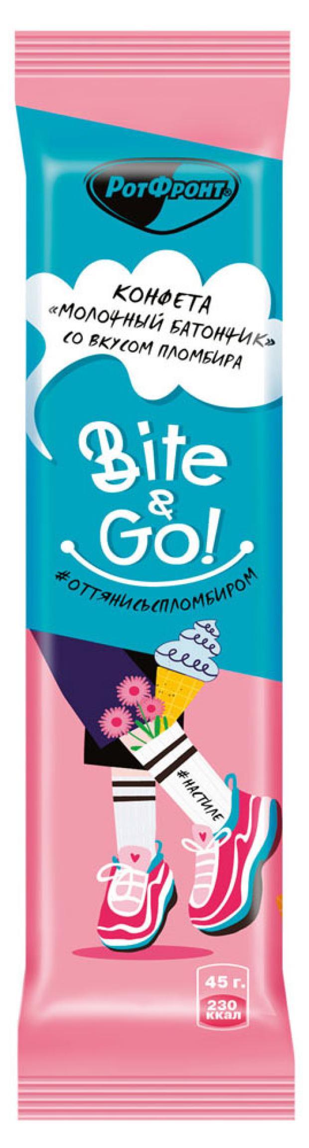 

Батончик Рот Фронт Bite&Go пломбир, 45 г
