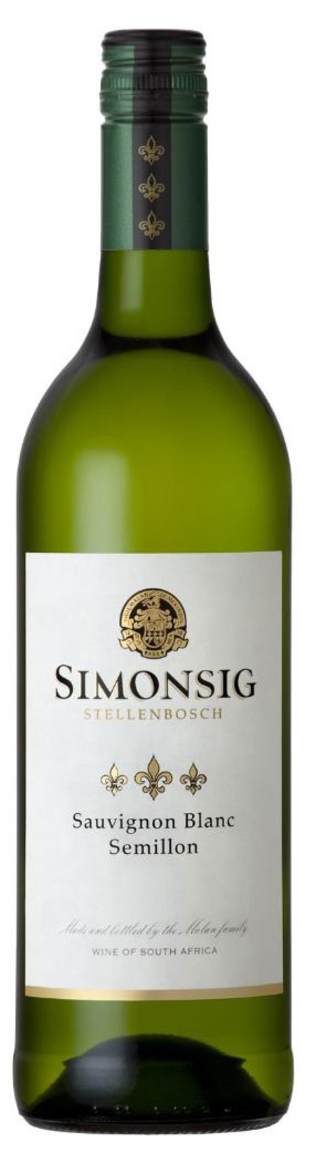 

Вино Simonsig Sauvignon Blanc-Semillon белое сухое ЮАР, 0,75 л