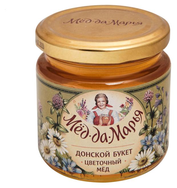 

Мед натуральный Мед-Да-Марья Донской букет цветочный, 240 г