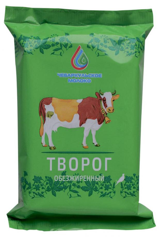 Творог Чебаркульское молоко обезжиренный, 200 г