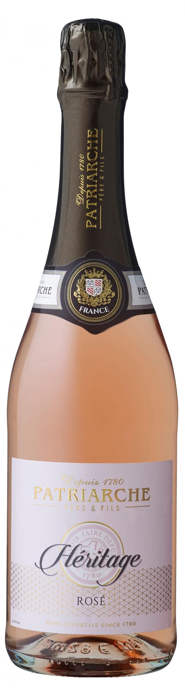 Игристое вино Patriarche Heritage Rose розовое брют Франция, 0,75 л игристое вино patriarche heritage brut белое брют франция 0 75 л