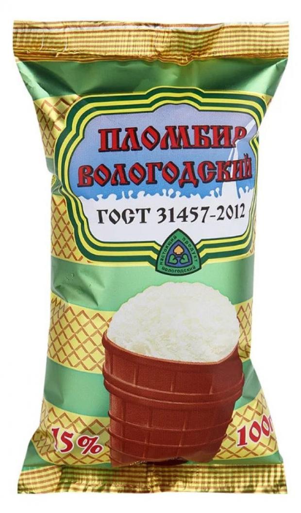 

Мороженое «Вологодский пломбир» 15%, 100 г