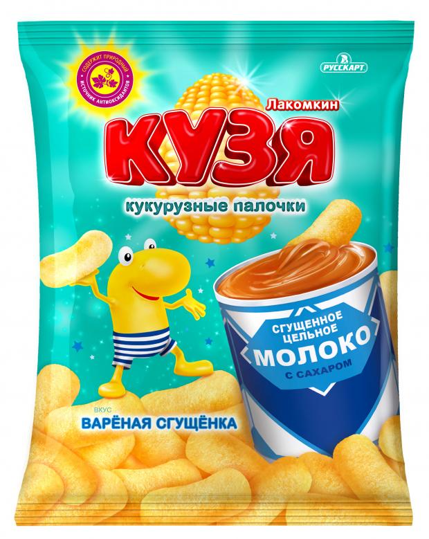 

Палочки кукурузные «Русскарт» КУЗЯ Лакомкин со вкусом вареной сгущенки, 100 г