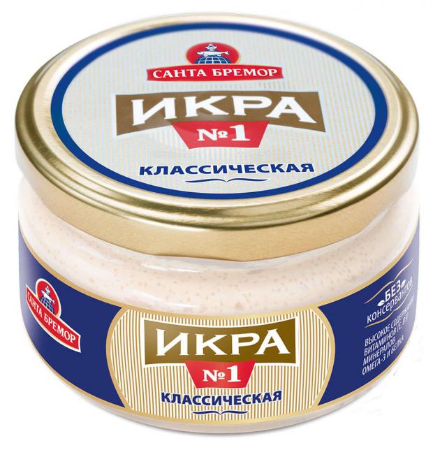 Икра мойвы Санта Бремор Икра 1 классическая, 180 г
