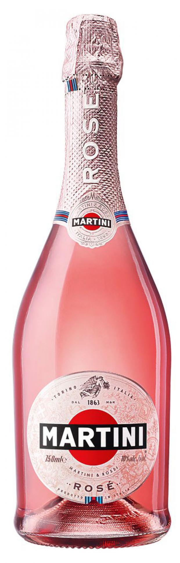 Игристое вино Martini Rose розовое полусухое Италия, 0,75 л