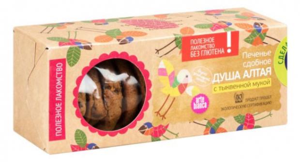 

Печенье Arte Bianca Душа Алтая с тыквенной мукой, 260 г