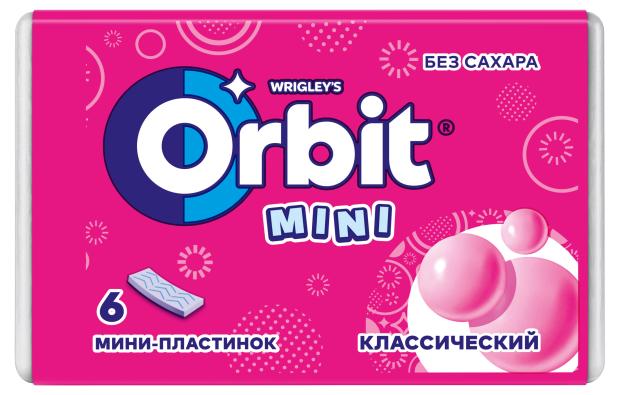 Резинка жевательная Orbit Классический без сахара, 10,2 г резинка жевательная orbit классический без сахара 10 2 г