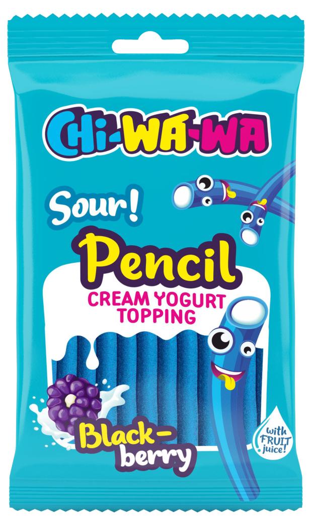 Мармелад жевательный CHI-WA-WA карандаш ежевика, 80 г