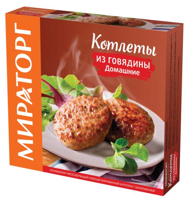 

Котлеты Мираторг из говядины Домашние, 300 г