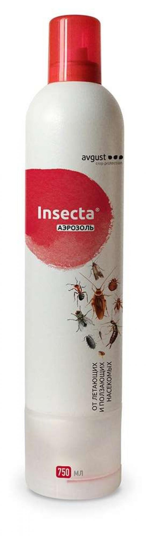 Инсектицид от всех насекомых Avgust Insecta, 750 мл инсектицид avgust кукарача эко от всех видов тараканов 30 мл