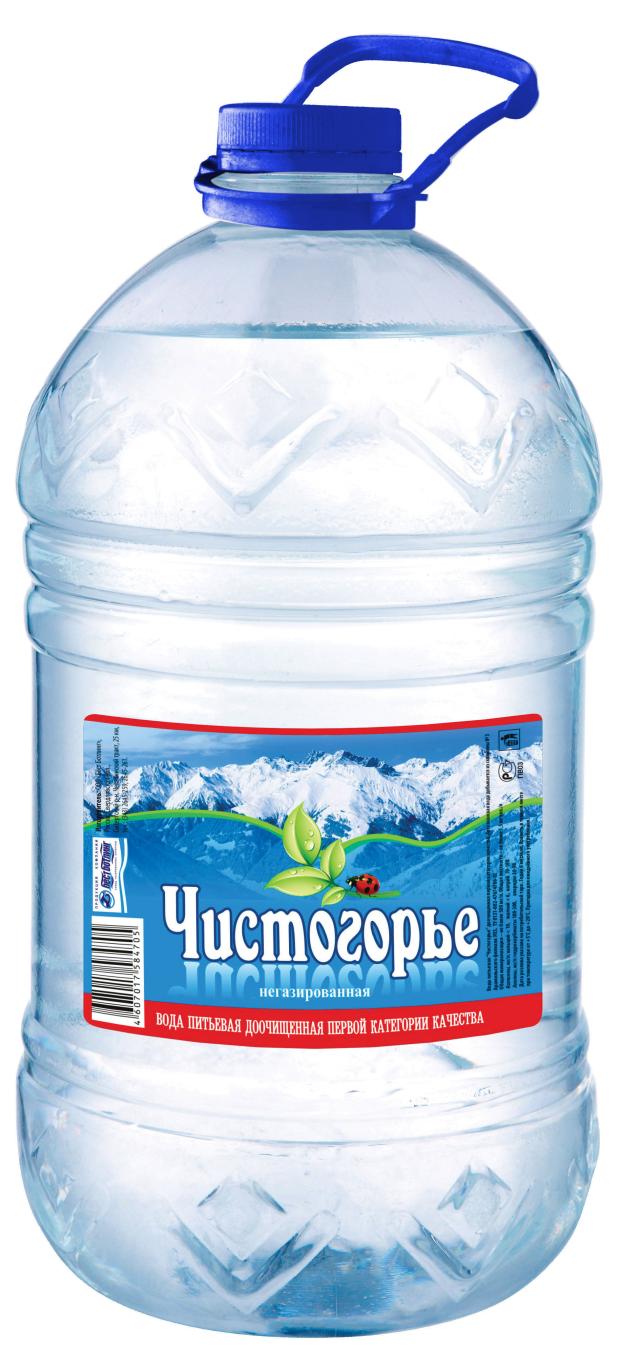 Вода питьевая Чистогорье негазированная, 5 л