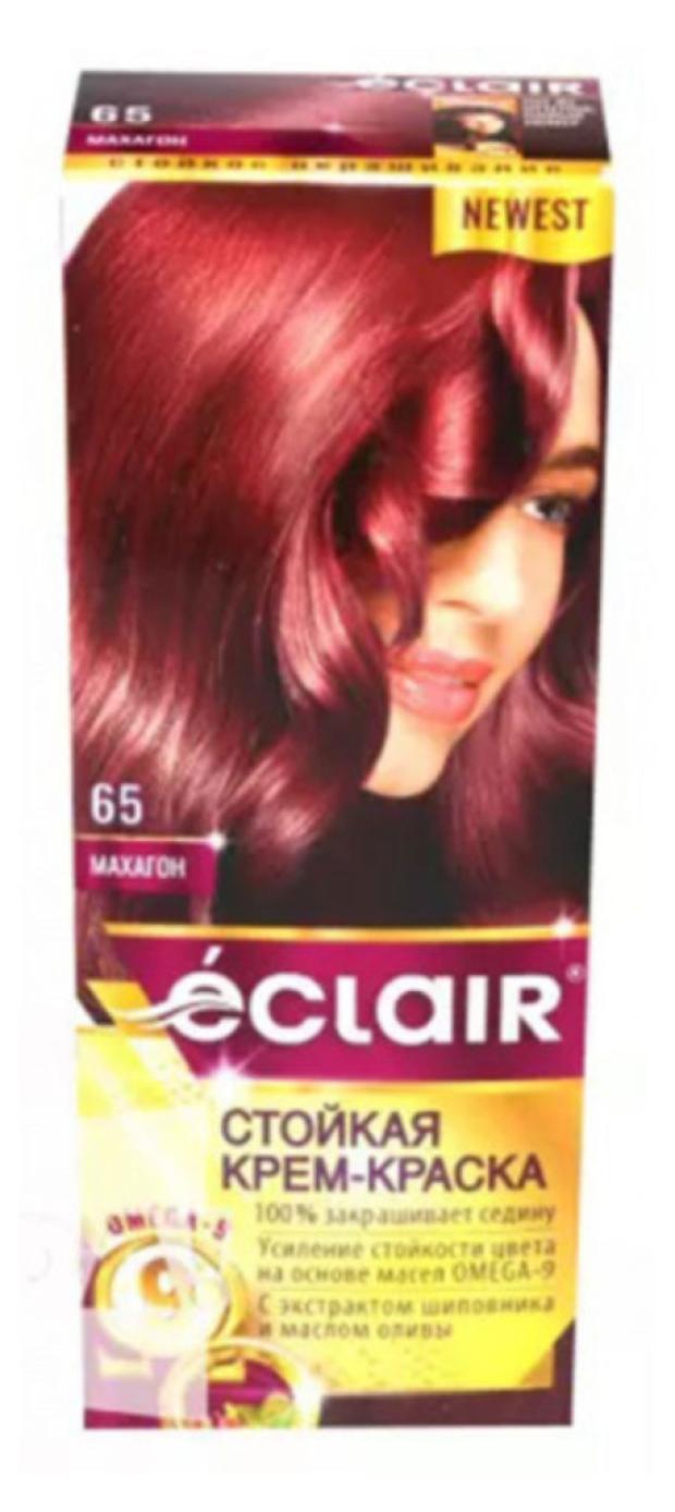 

Крем-краска для волос Eclair Omega 9 Стойкая тон 6.5 Махагон / Mahogany