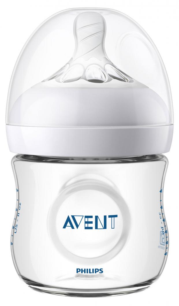 

Детская бутылочка для новорожденных Philips Avent Natural SCF030/01, 125 мл, 1 шт, 0 мес +