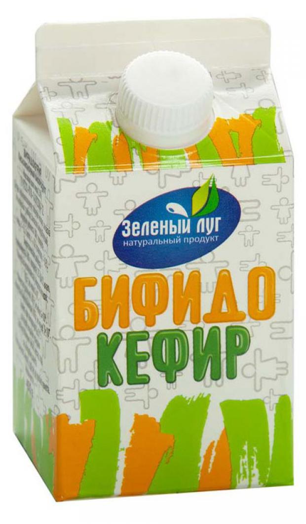 Бифидокефир Зеленый луг 2,5% БЗМЖ, 450 г