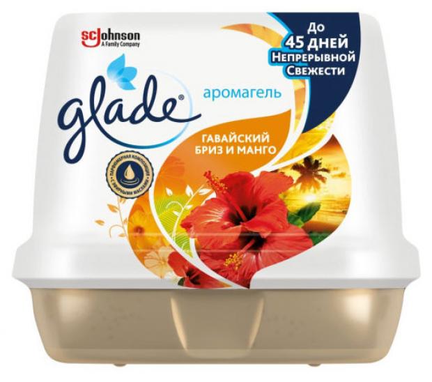 

Аромагель Glade освежитель воздуха гавайский бриз и манго, 180 г