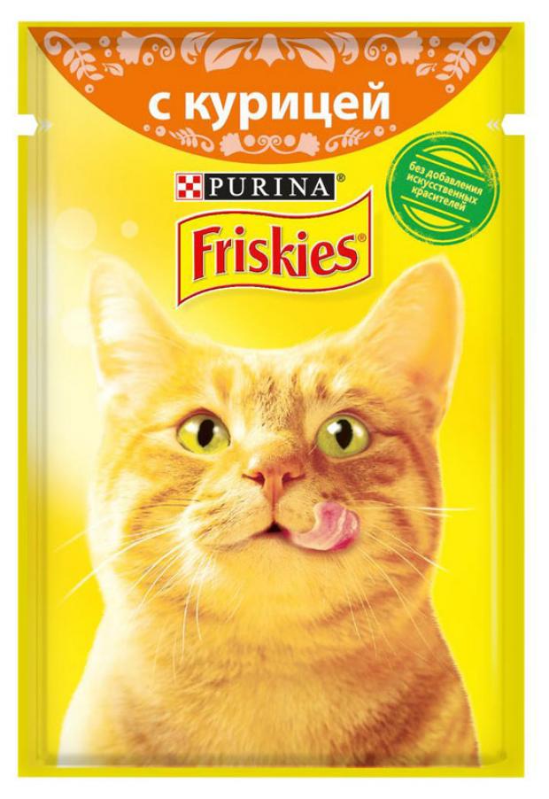 

Корм для кошек Friskies с курицей в подливе 85 г