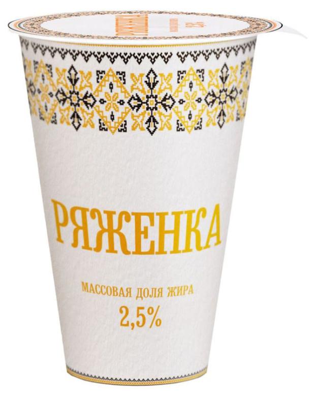 

Ряженка Славянские кружева 2,5%, 175 г