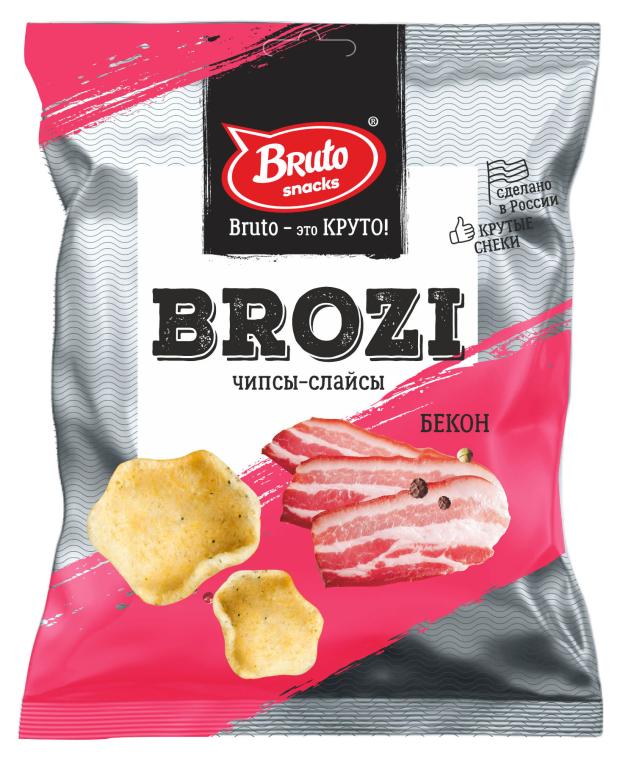 Луковые колечки воздушные Brozi с беконом, 60 г