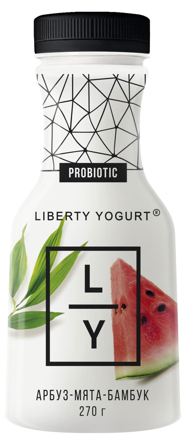 

Йогурт питьевой Liberty Арбуз-мята-бамбук БЗМЖ, 270 г