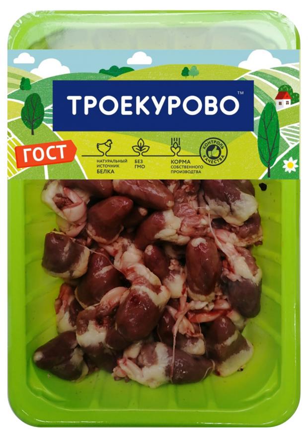 Сердце цыпленка-бройлера Троекурово охлажденные, 700 г