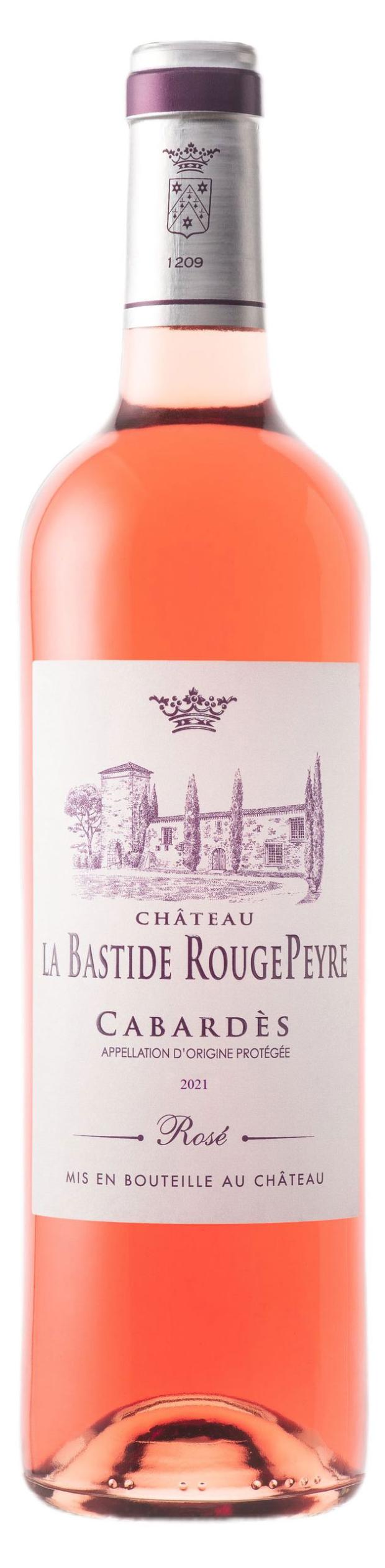 Вино Chateau La Bastide Rouge Peyre Cabardes розовое сухое Франция, 0,75 л