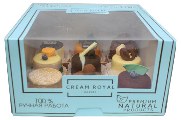 

Набор пирожных Cream Royal Ассорти, 9 шт, 1,06 кг