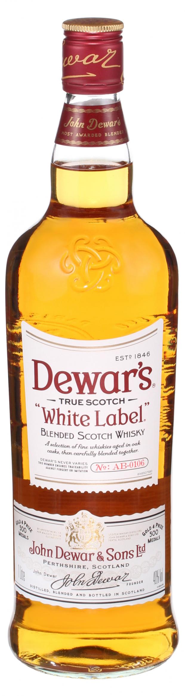Виски Dewar's White Label Шотландия, 1 л