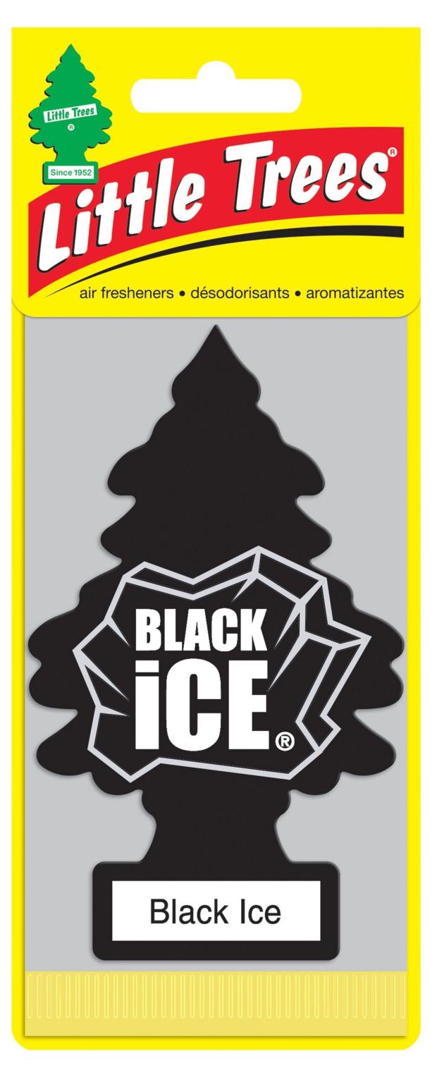 Ароматизатор в машину Little Trees Black Ice, 10 г