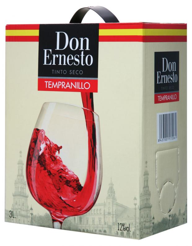 Вино Don Ernesto Tempranillo красное сухое Испания, 3 л