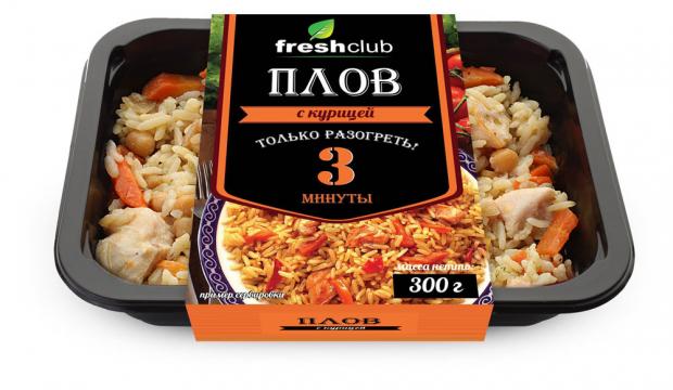 

Плов Freshclub с курицей охлажденный, 300 г