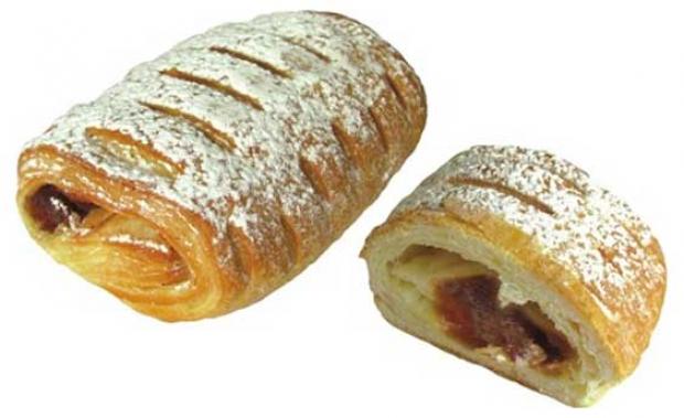 Слойка Колос Декор сложный с фруктовой начинкой, 65 г