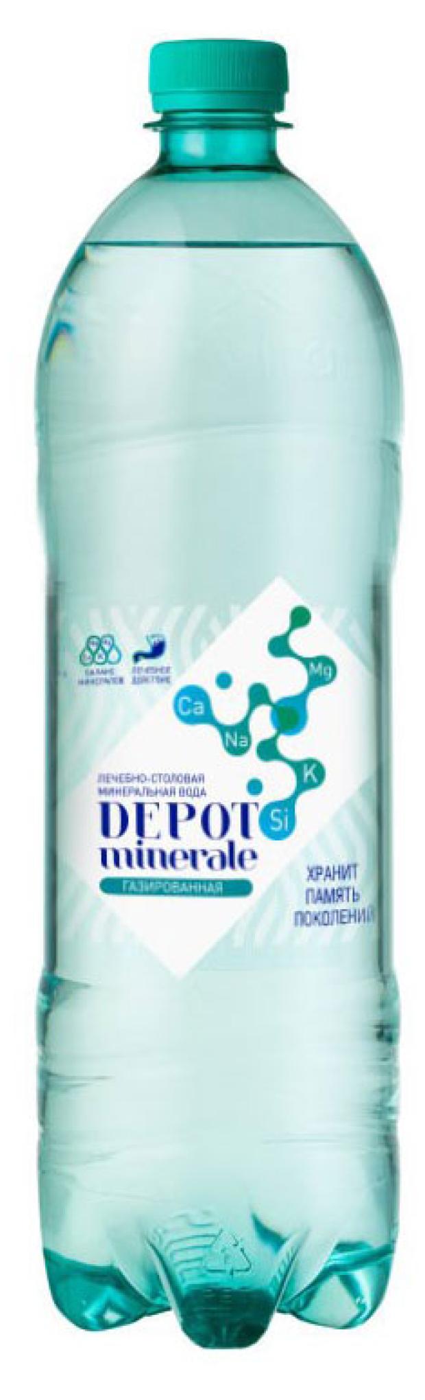 

Вода минеральная DEPOT minerale газированная, 1 л