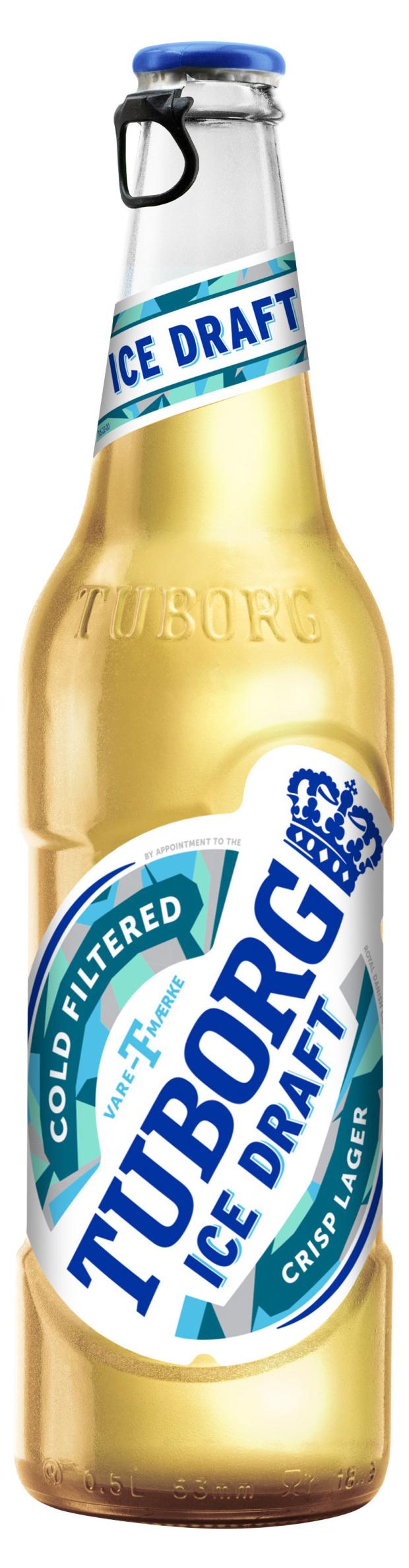 Пиво Tuborg Ice Draft светлое пастеризованное, 480 мл