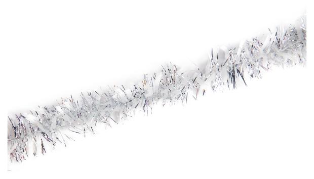 

Мишура серебряная, 2 м