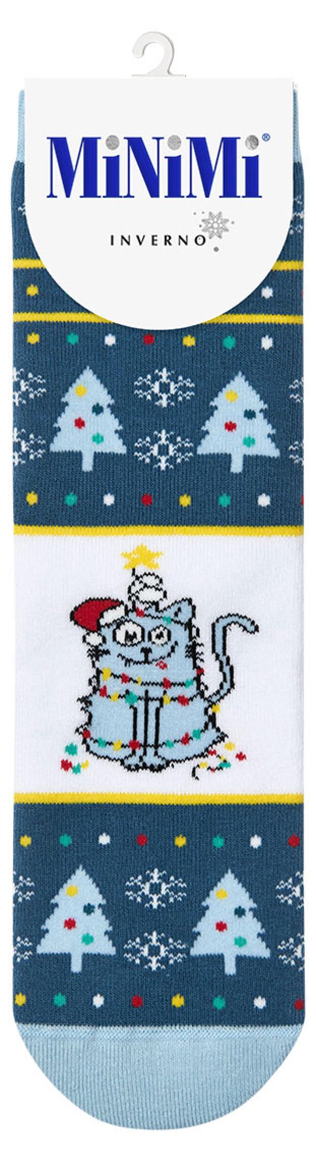 

Носки женские MINIMI Inverno Кот, универсальный размер