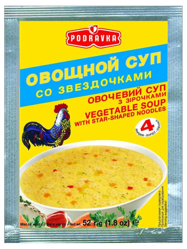 

Суп Podravka овощной со звездочками, 52 г