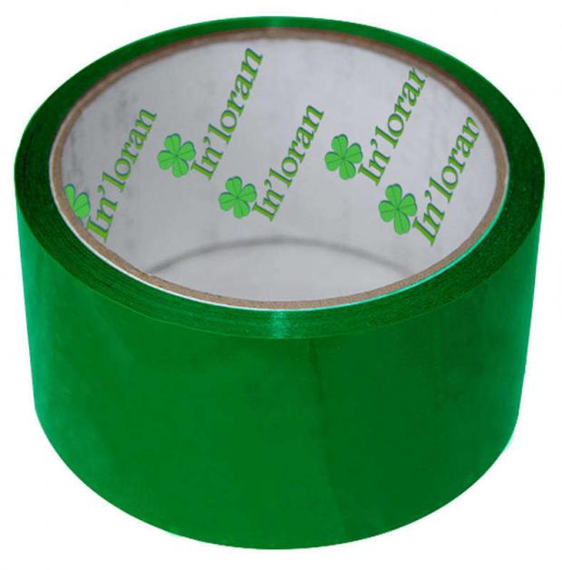 

Лента клейкая In'Loran зеленая, 48 мм x 24 м