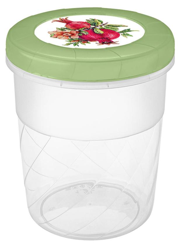 

Банка Бытпласт Гранат с завинчивающейся крышкой, 1,2 л