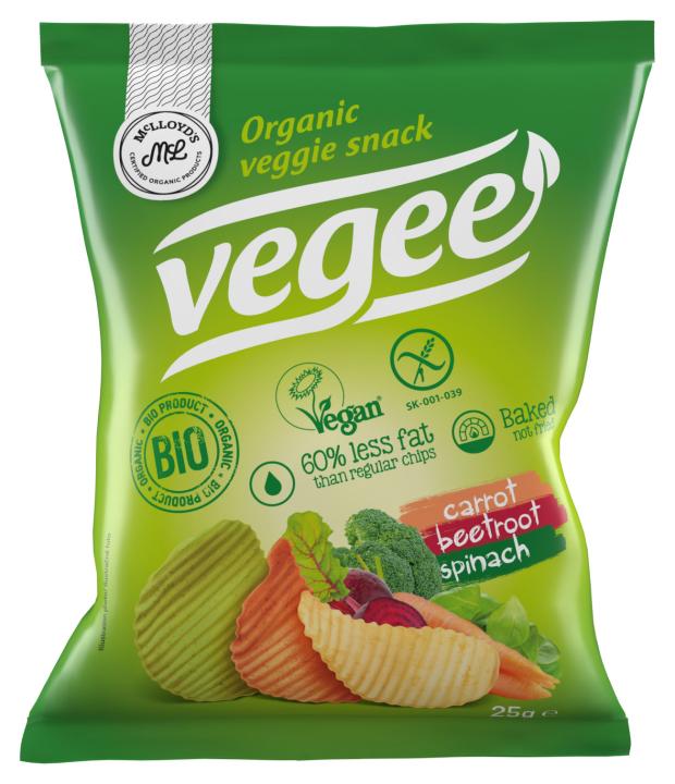 Снеки Organique Vegee картофельные органические БИО, 25 г