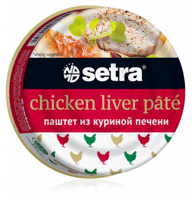

Паштет Setra из куриной печени, 100 г