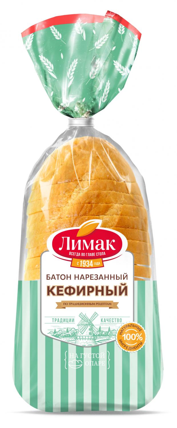 Батон пшеничный Лимак Кефирный нарезка, 360 г