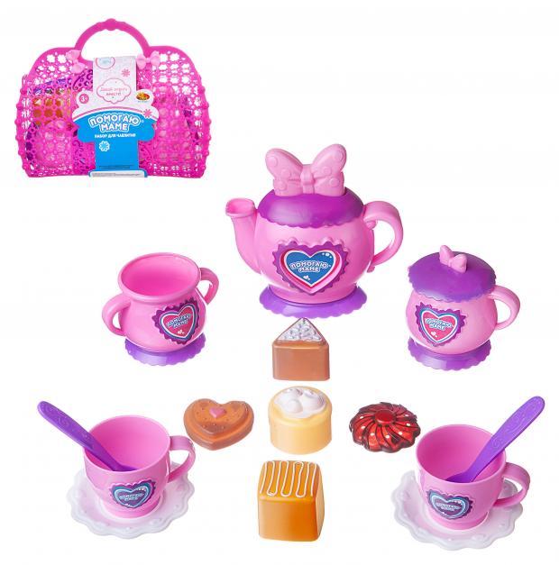 

Игровой набор кухонной посуды Abtoys Помогаю маме, 25 см