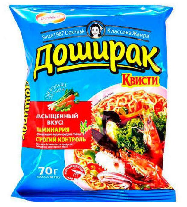 Лапша быстрого приготовления Доширак вкус морепродуктов и перца 70 г 24₽