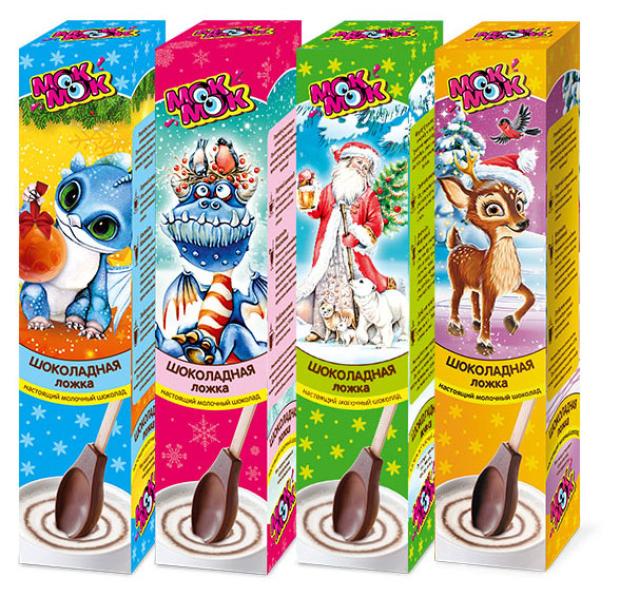 

Шоколад МОК-МОК Ложка молочный, 25 г