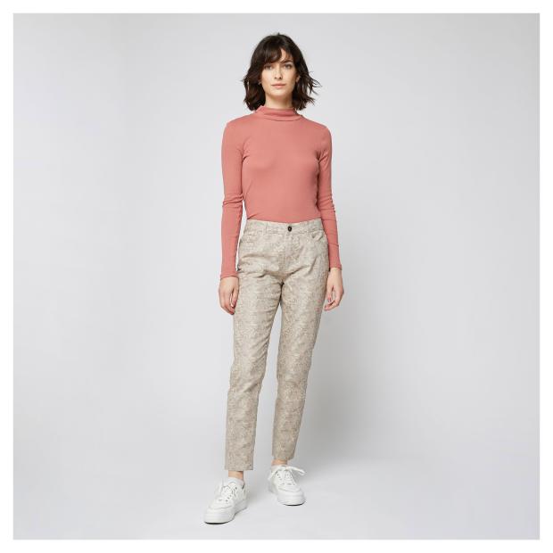 

Брюки женские InExtenso 5 карманов бежевые