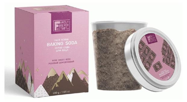 

Скраб-сода для лица Family Forever Organic Boom Розовый шокодозовый, 200 мл