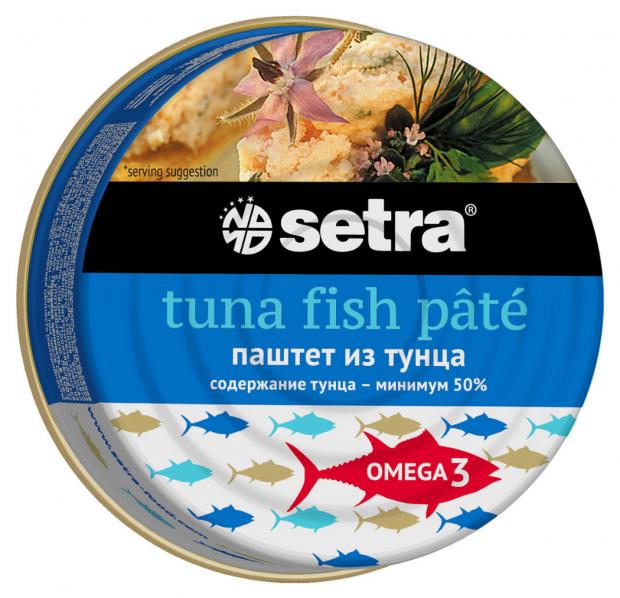 

Паштет из тунца Setra, 80 г