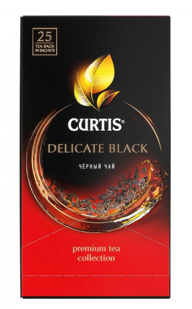 Чай черный Curtis Delicate Black, 25x1,7 г чай curtis 20 пир 1 8 г нежный манго зеленый