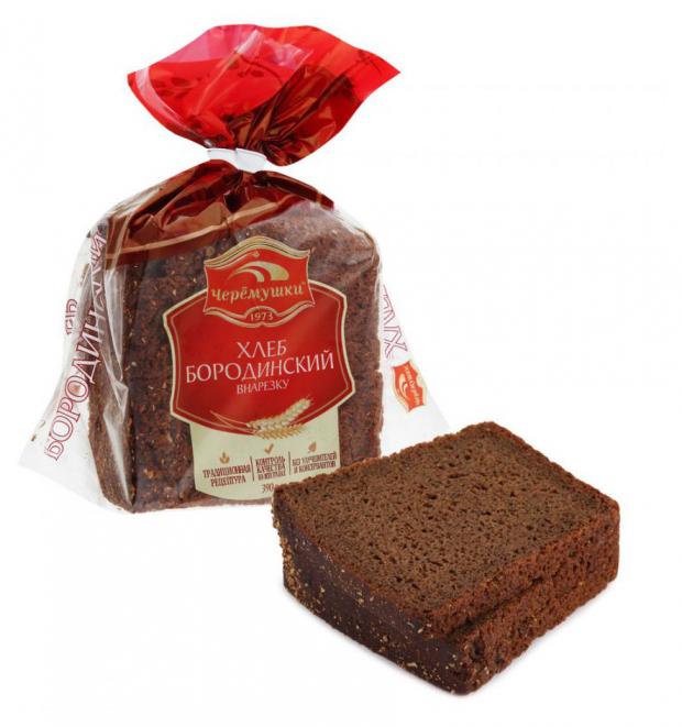 Хлеб Черемушки Бородинский нарезка 390 г 53₽